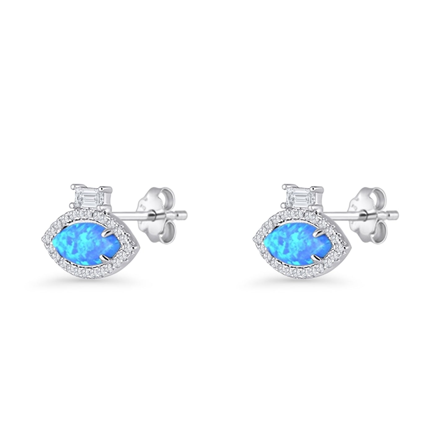 Evil Eye Stud Earrings