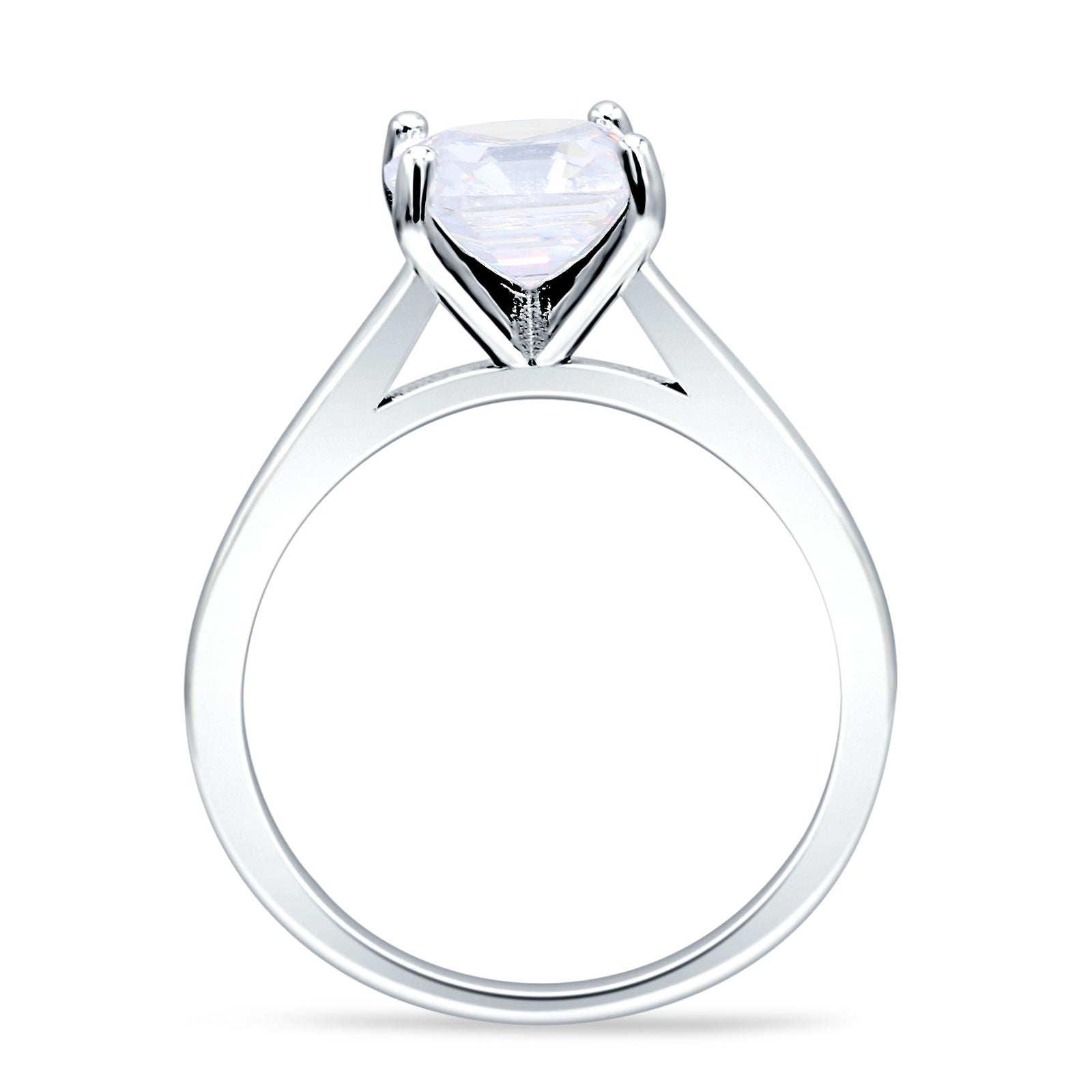 Asscher Cut Solitaire Ring