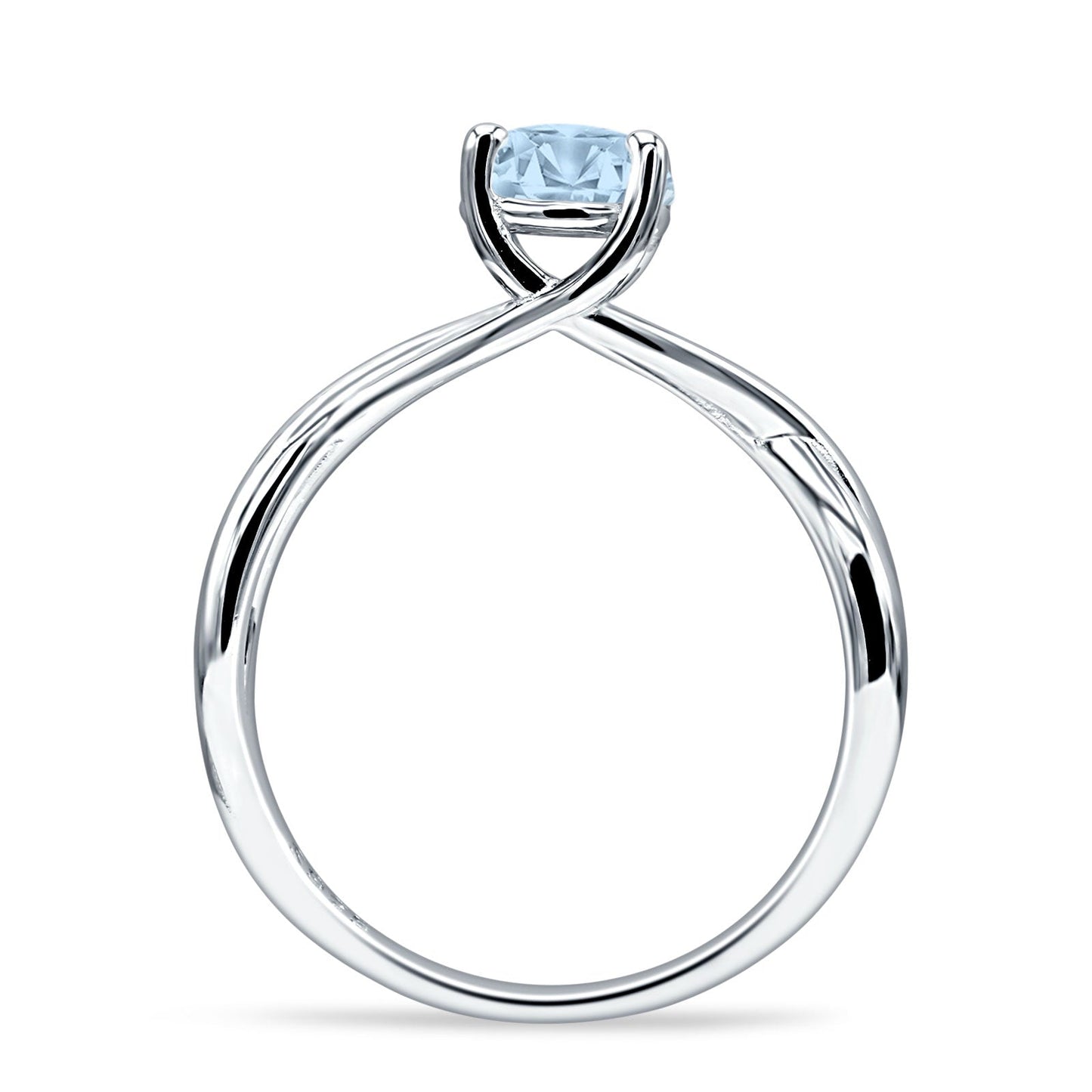 Split Shank Solitaire Ring