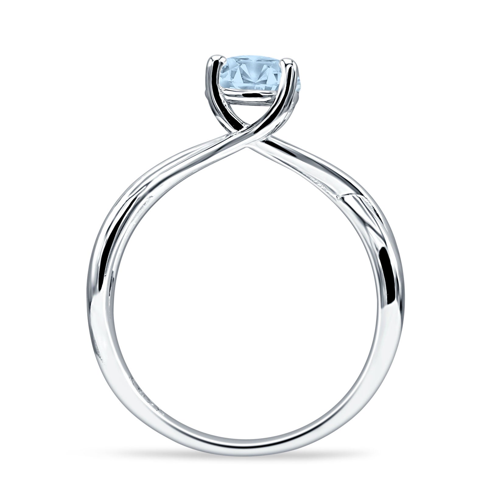 Split Shank Solitaire Ring