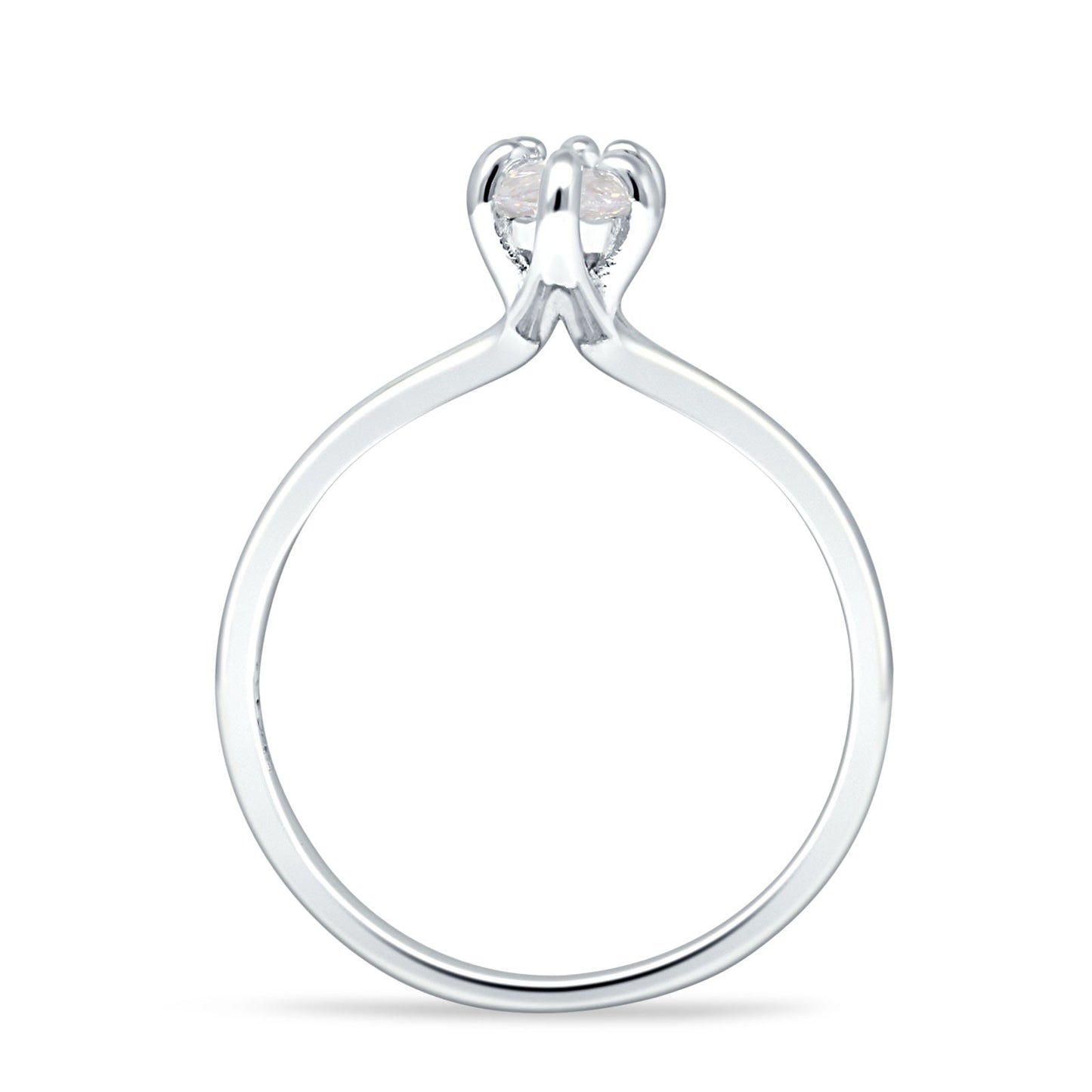 Marquise 7X14 Solitaire Ring Cubic Zirconia