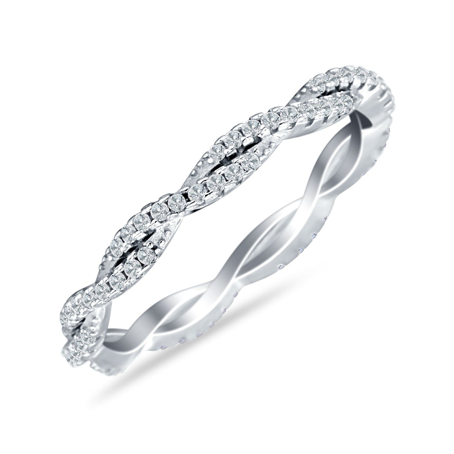 Full Eternity Twisted Ring