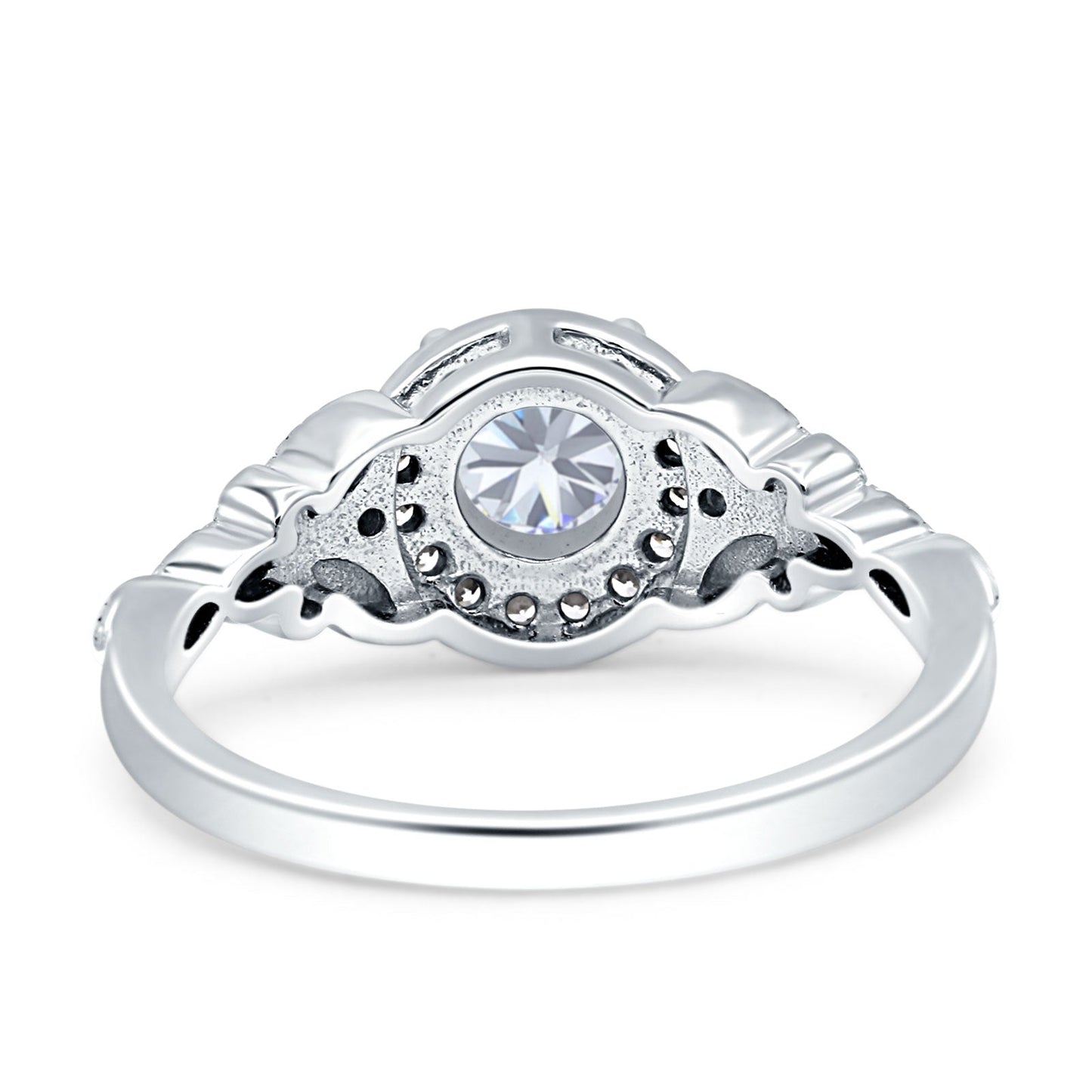 Cubic Zirconia Engagement Ring 