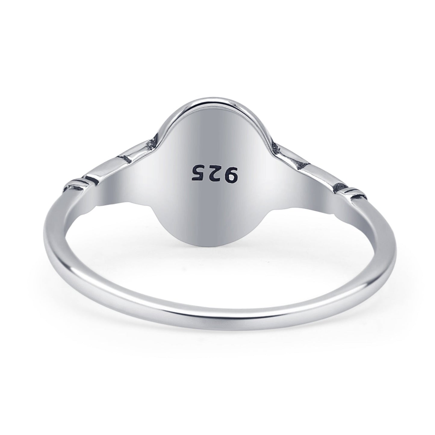 Oval Floral Ring
