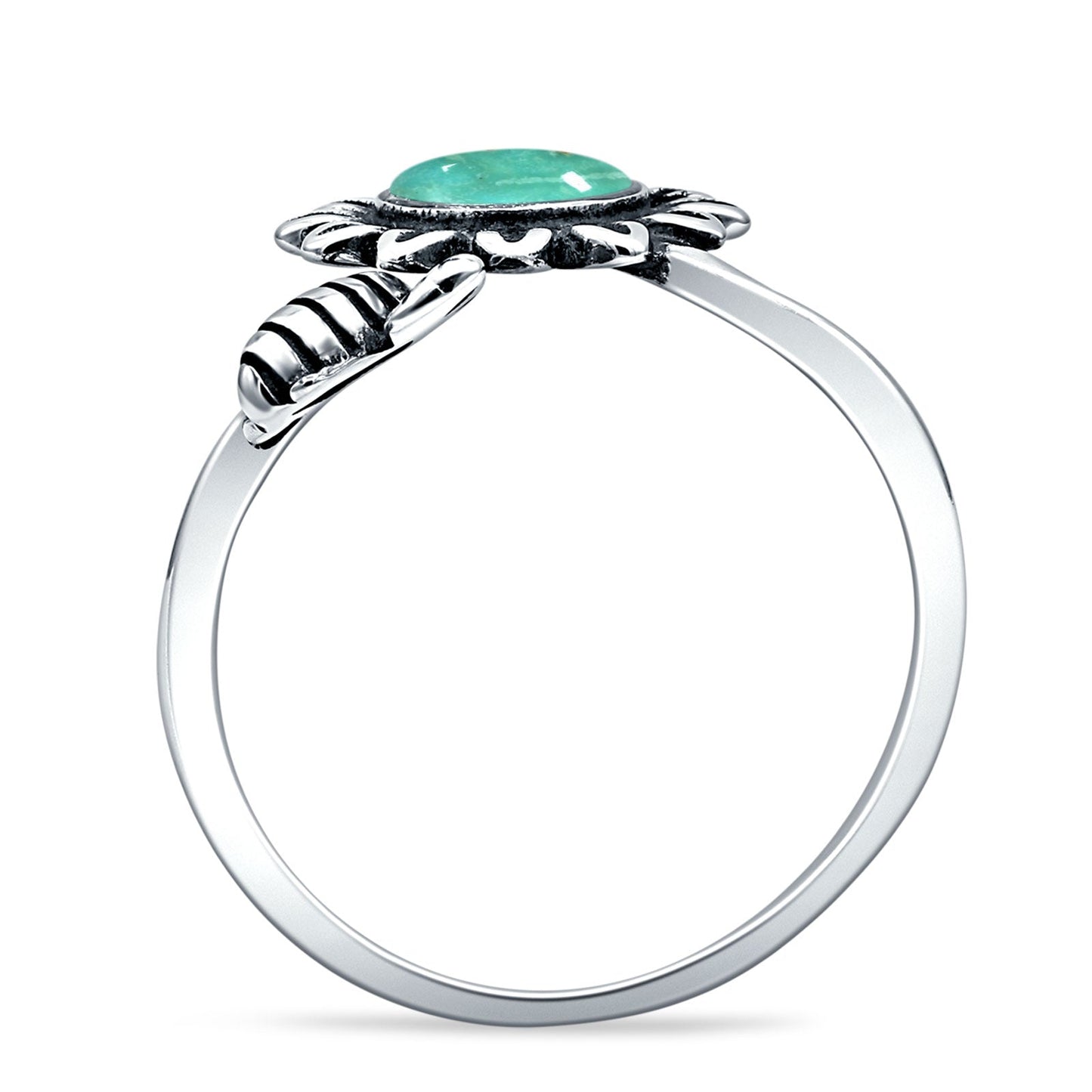 Flower & Bee Ring