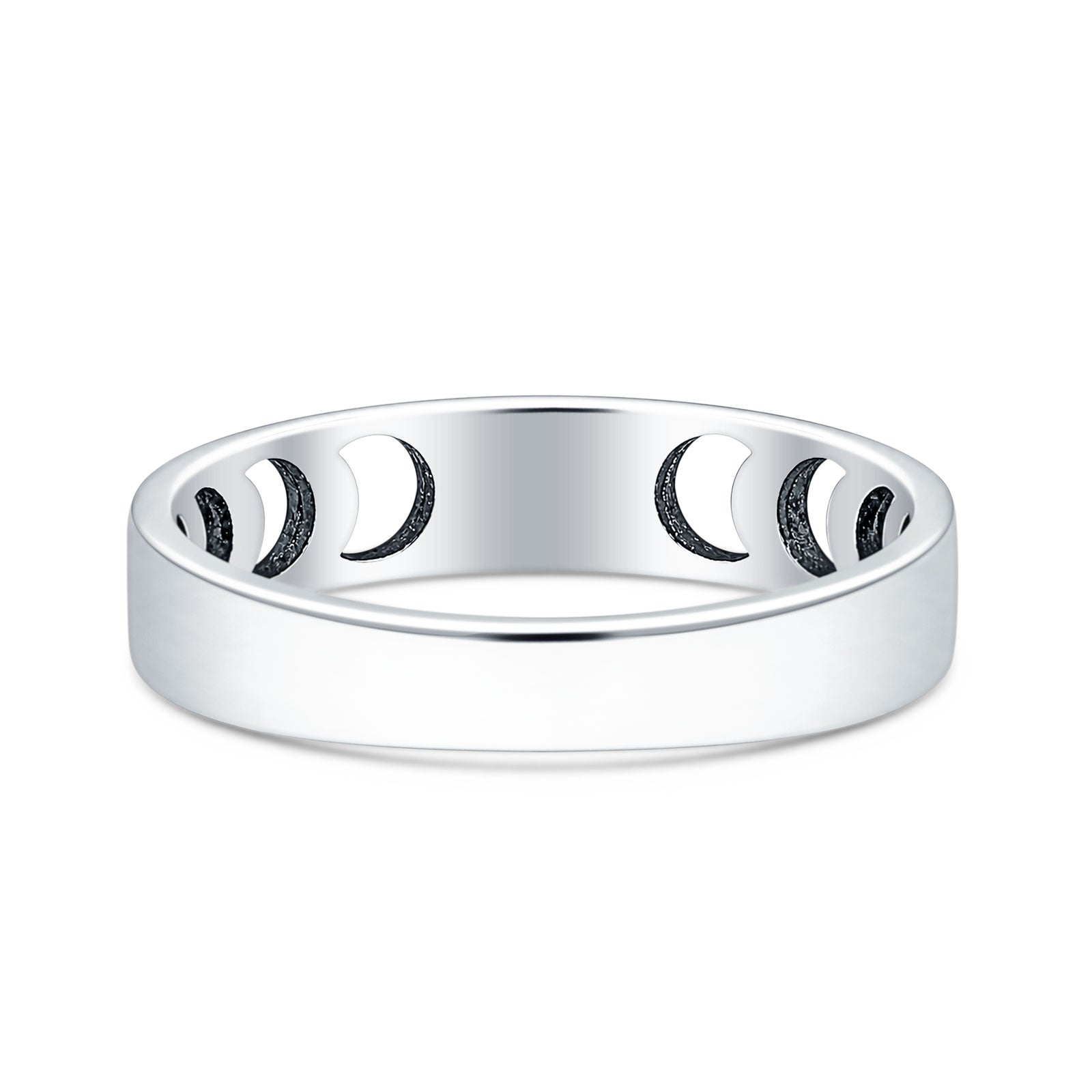 Moon Phases Band Ring