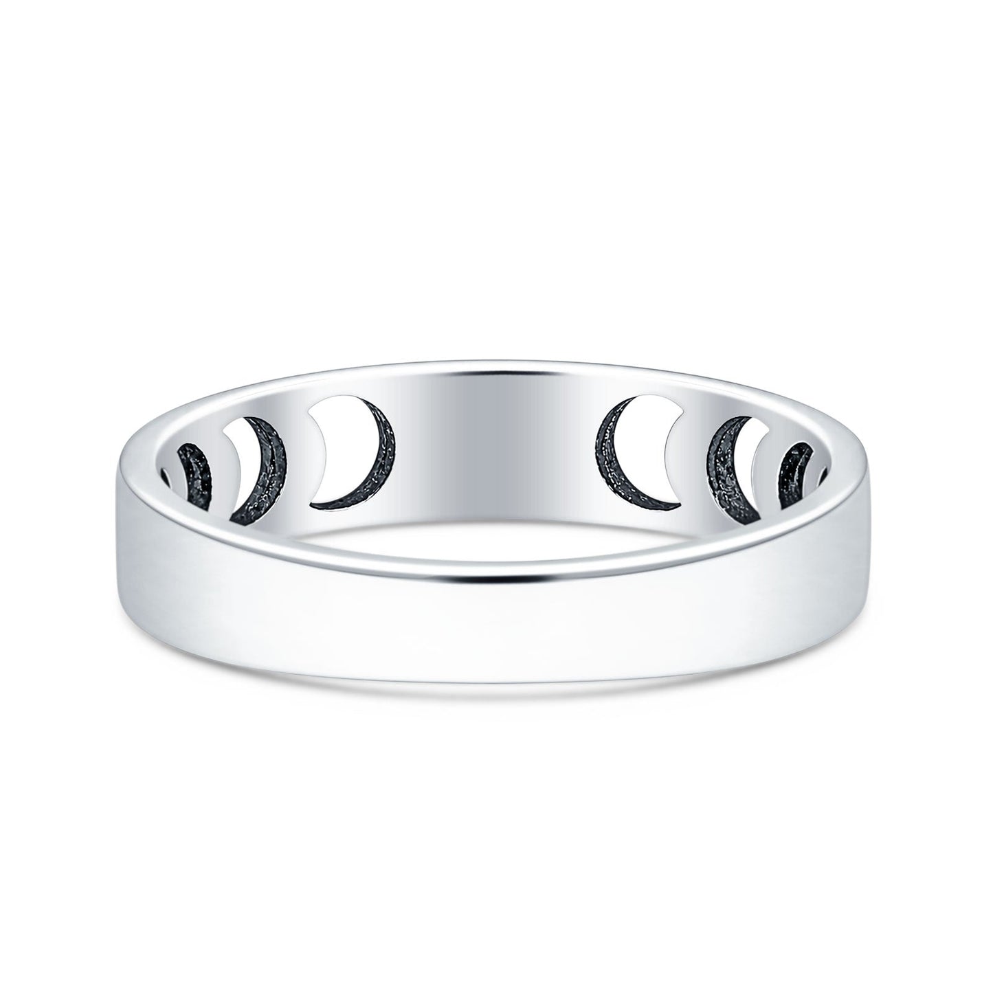 Moon Phases Band Ring