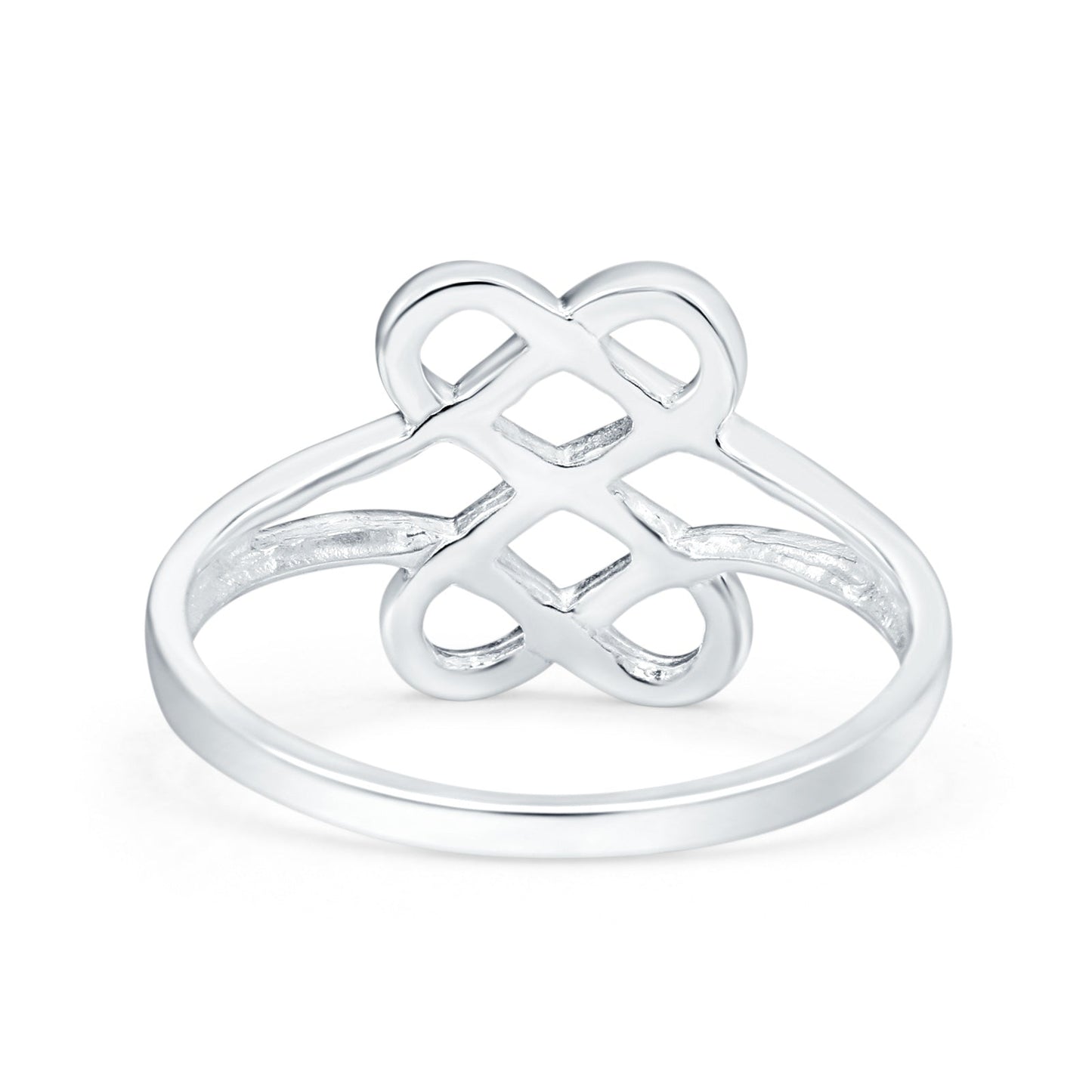 Celtic Oxidized Band Thumb Ring