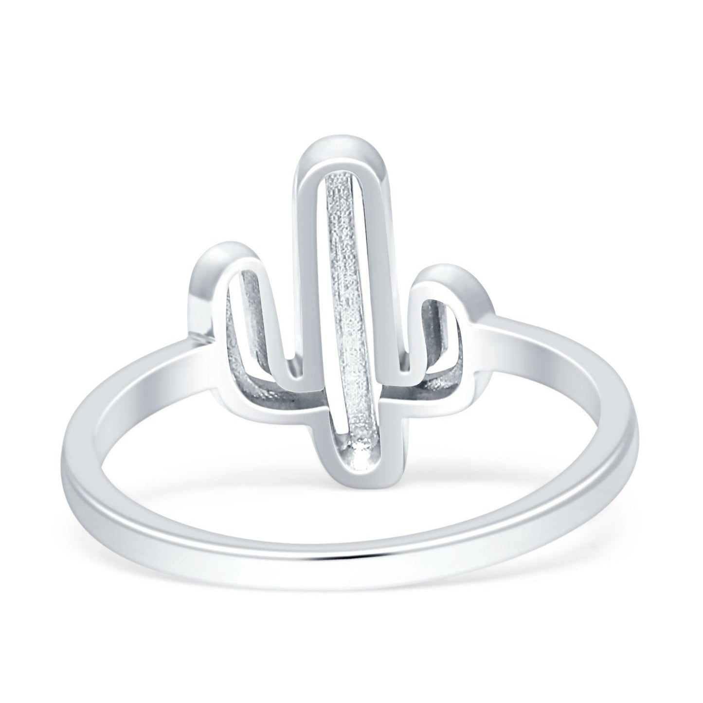 Cactus Ring Plain Band