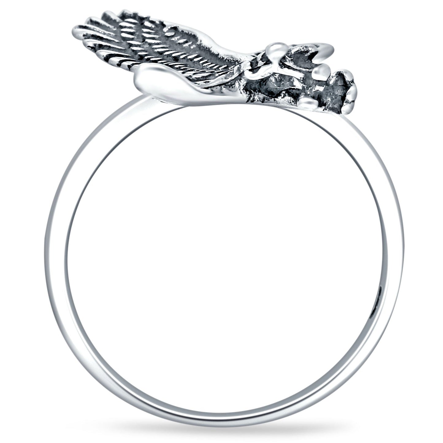 Flying Majestic Bald Eagle Ring