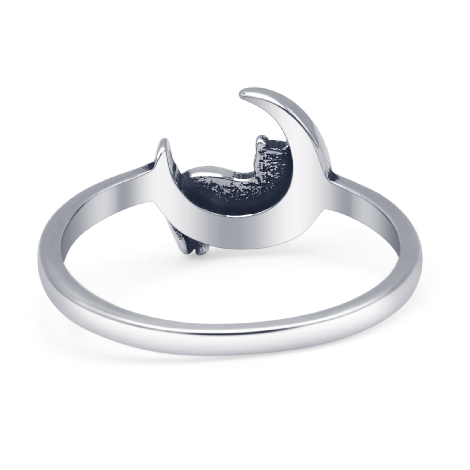 Moon & Cat Ring