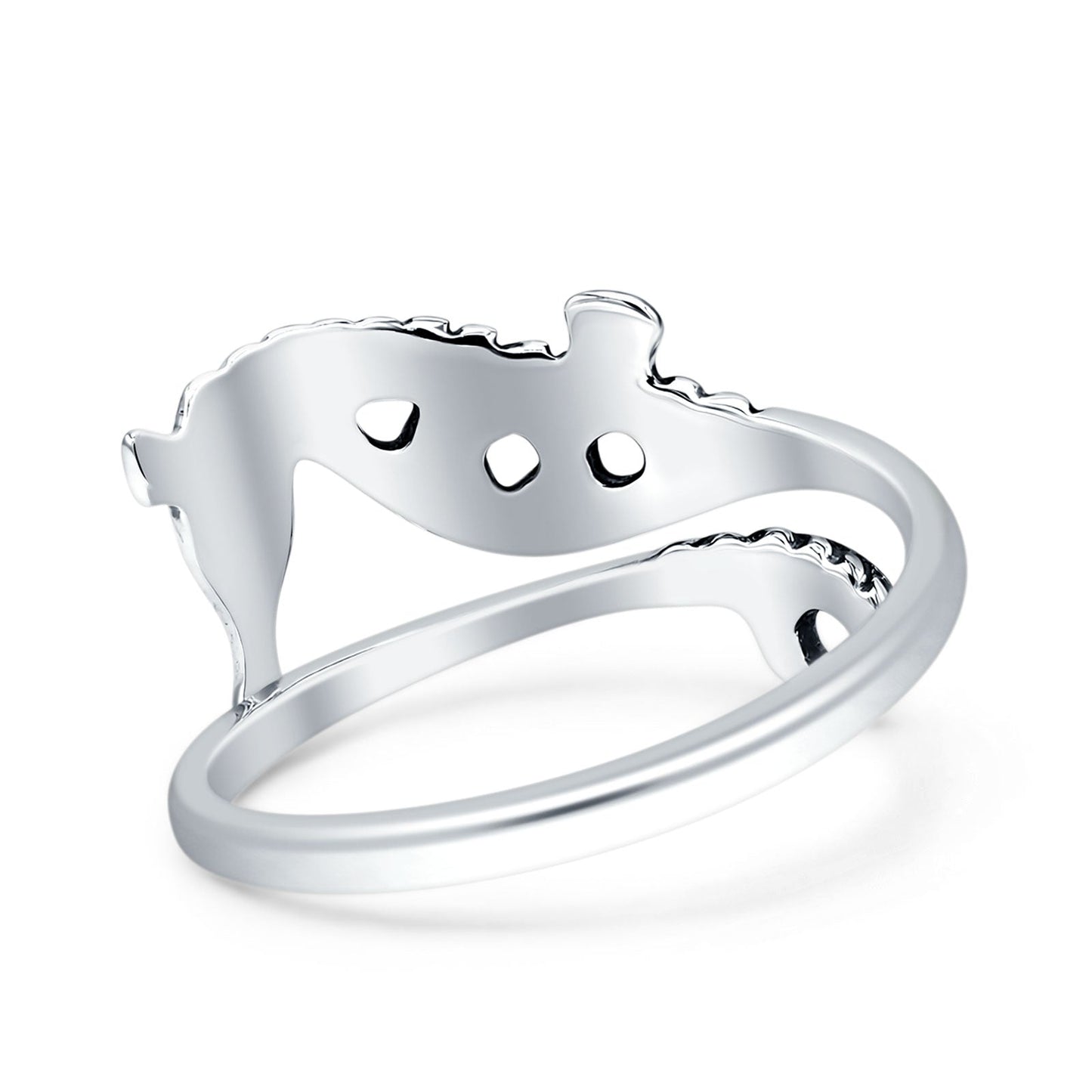 Celtic Seahorse Ring