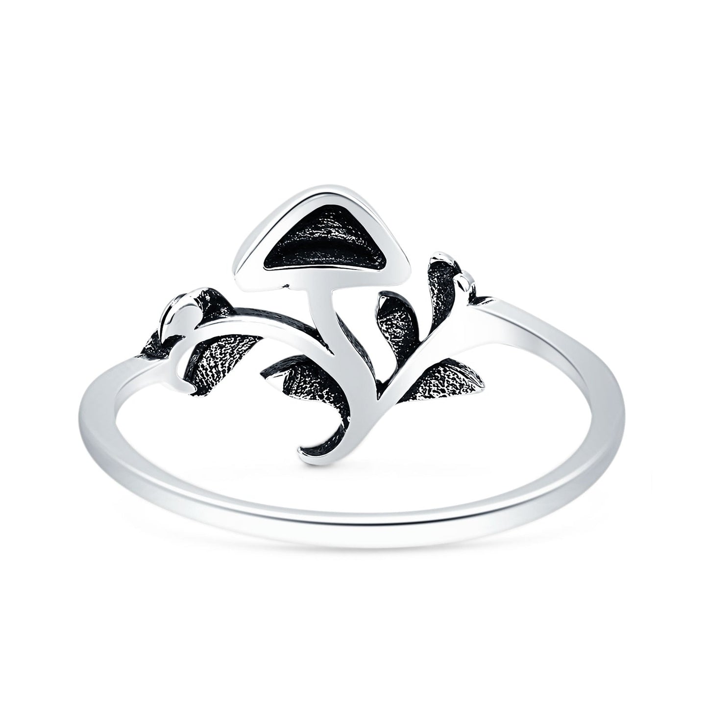 Mushroom Leaf Ring 