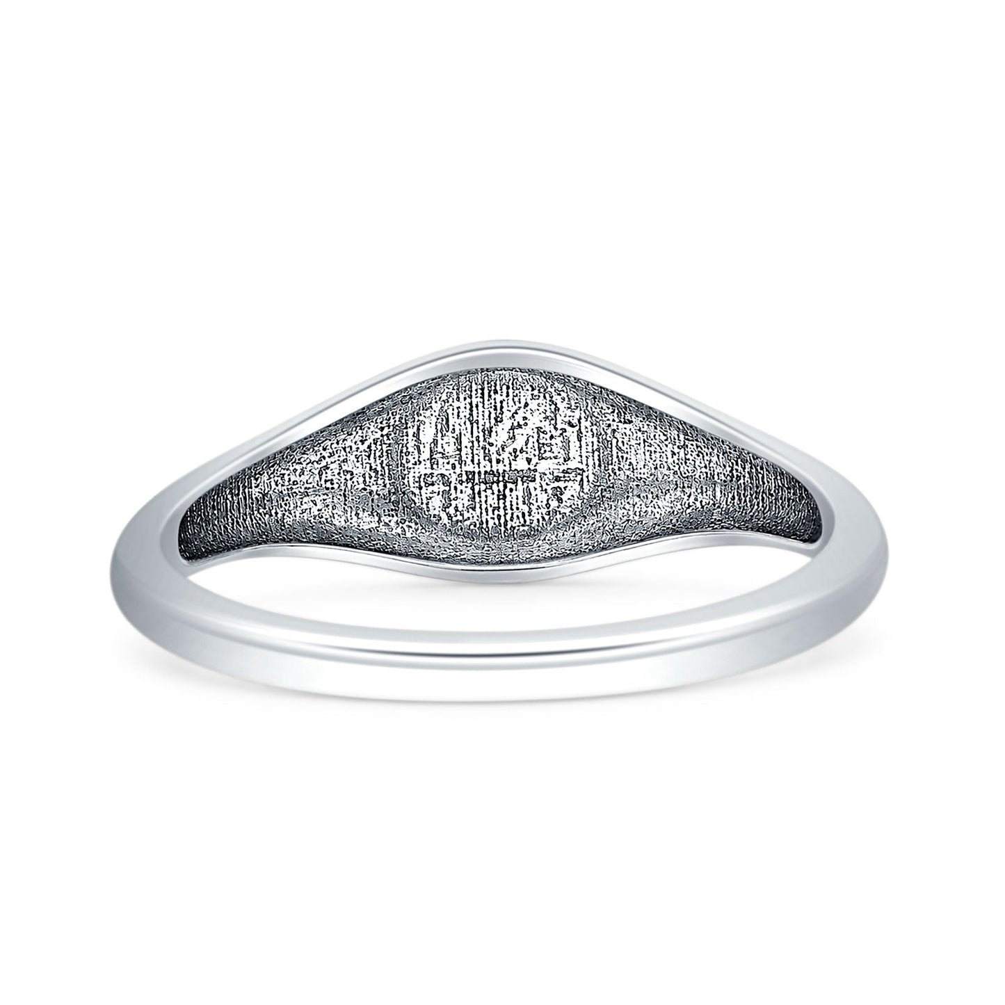 Round Signet Ring