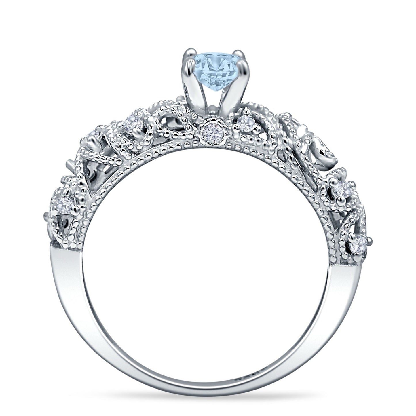 Beaded Filigree Ring