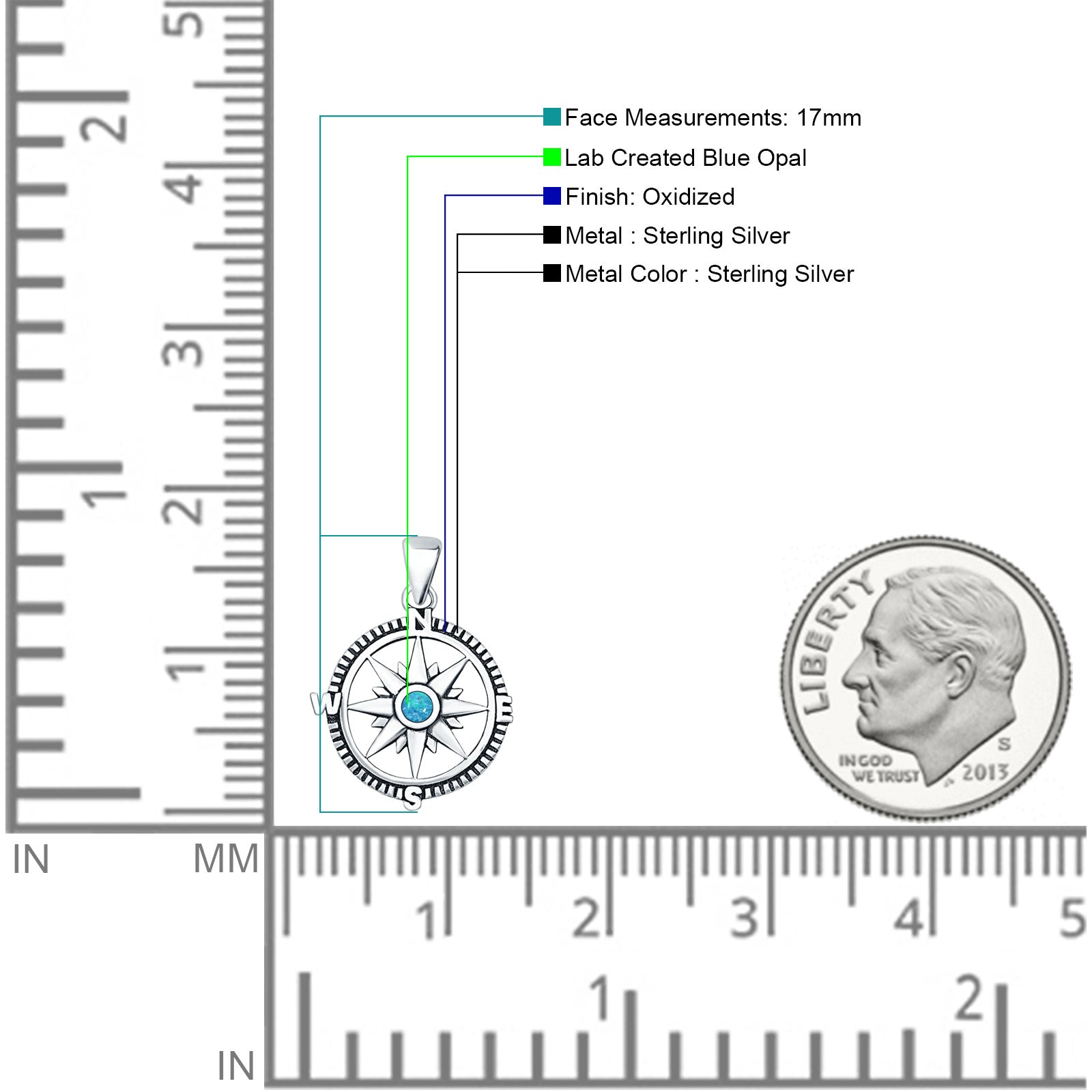 Compass Pendant