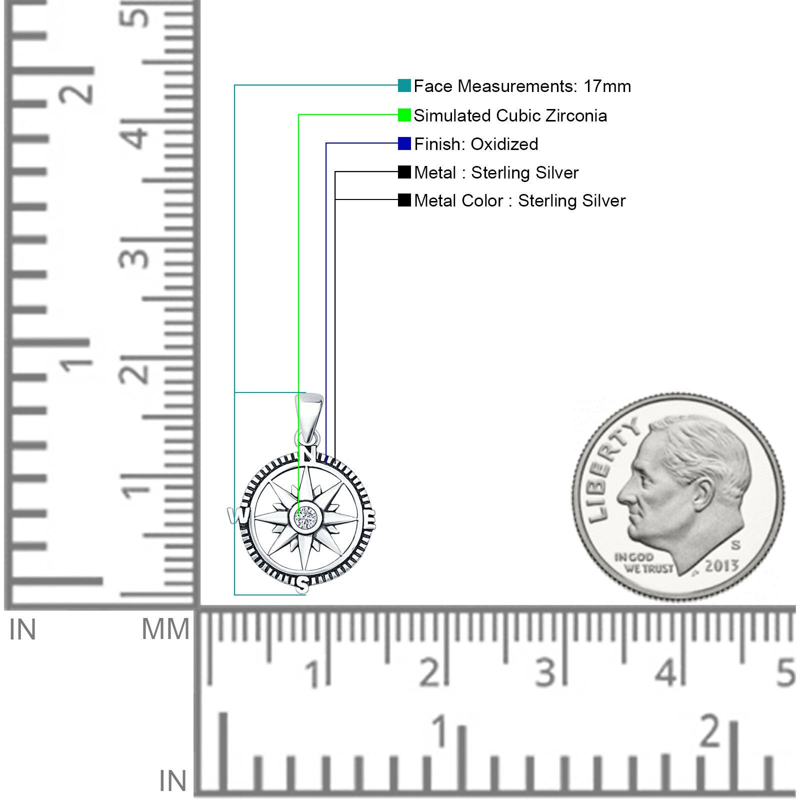 Compass Pendant