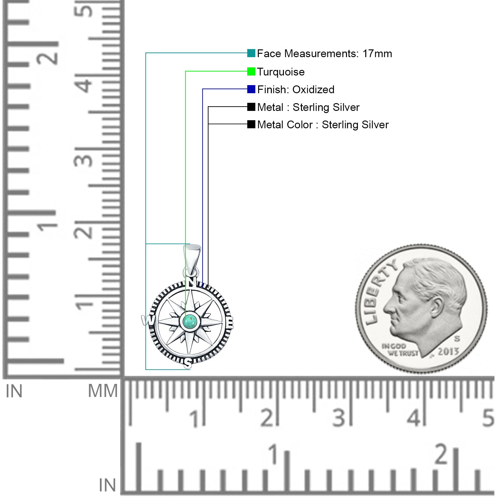 Compass Pendant