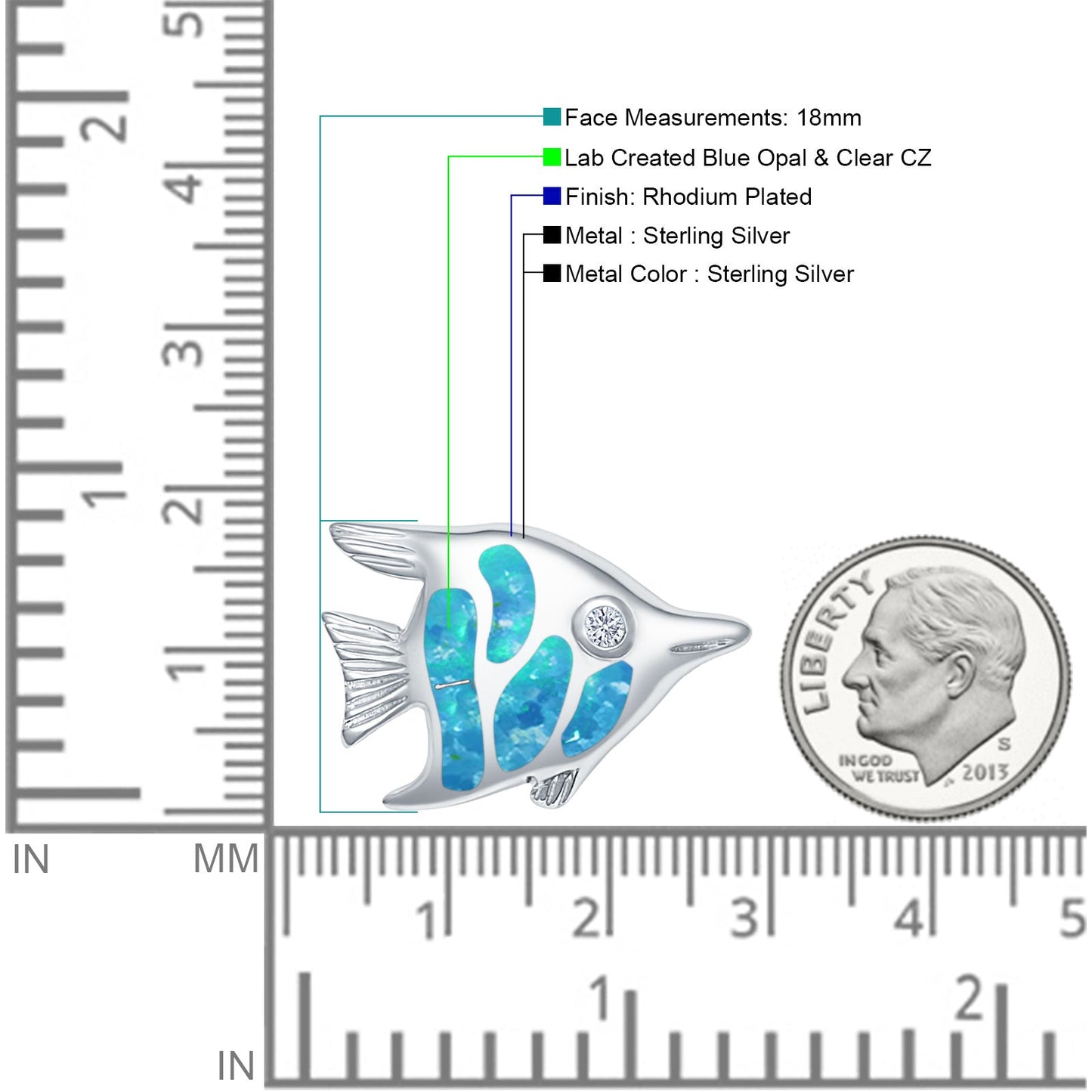 Angel Fish Pendant