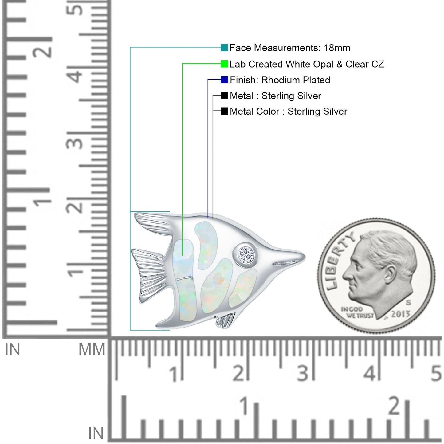 Angel Fish Pendant