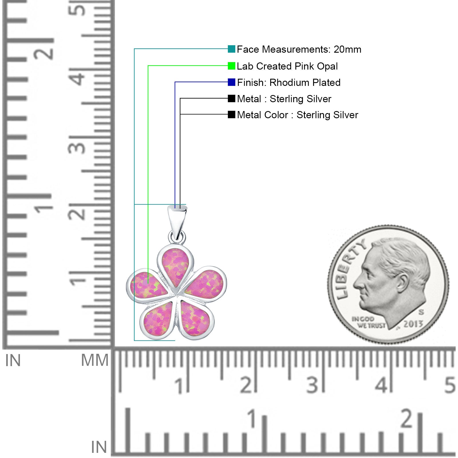 Plumeria Pendant