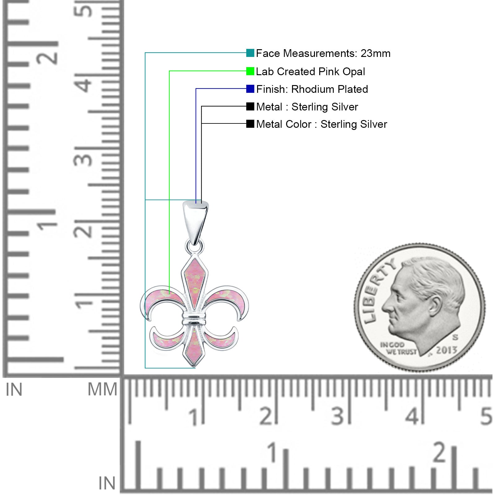Fleur De Lis Pendant