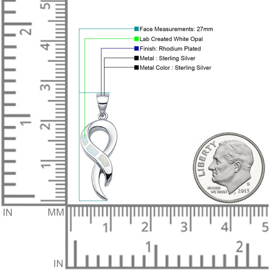 Criss Cross Loop Twist Pendant