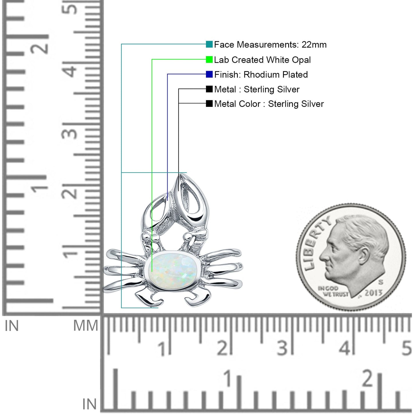 Crab Pendant