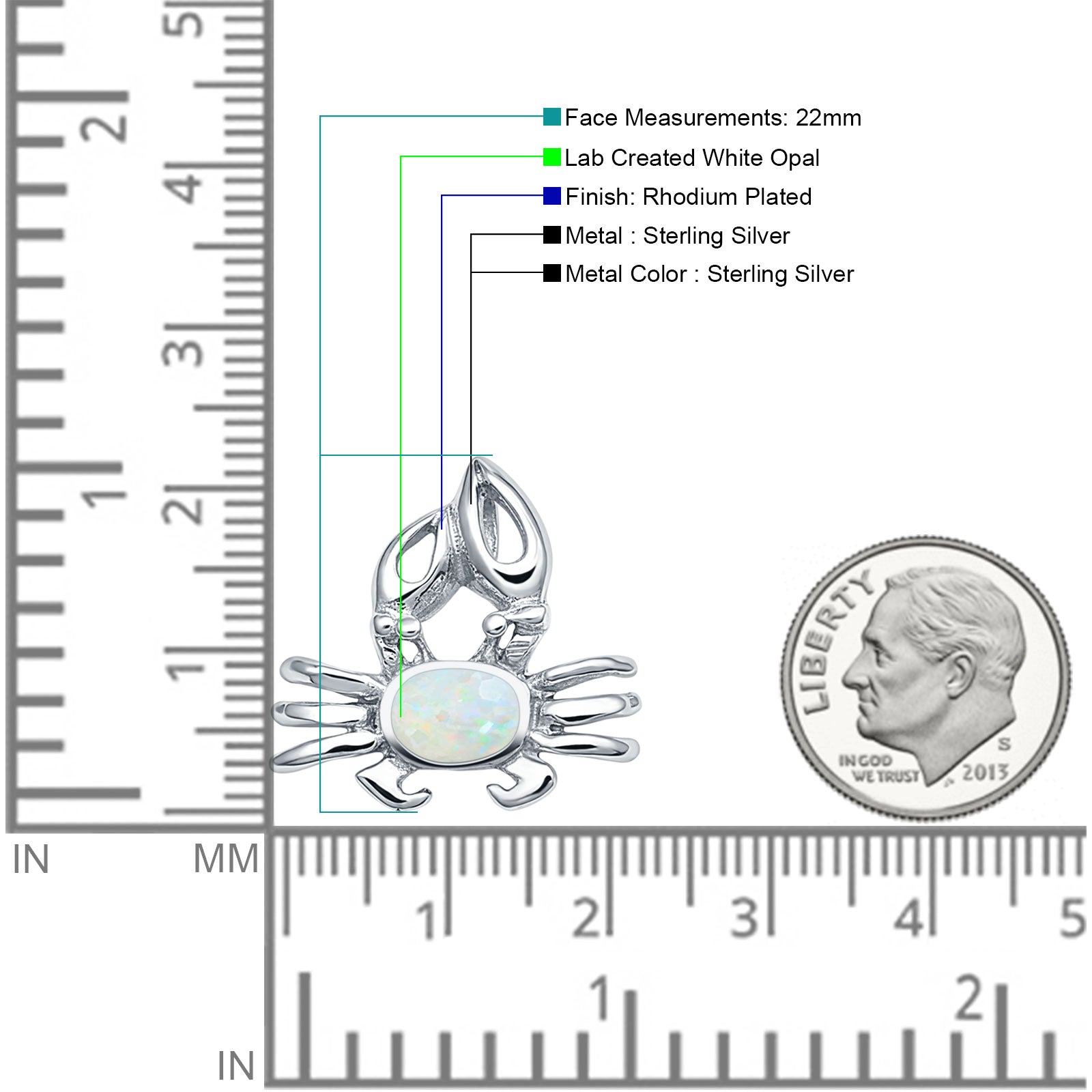 Crab Pendant