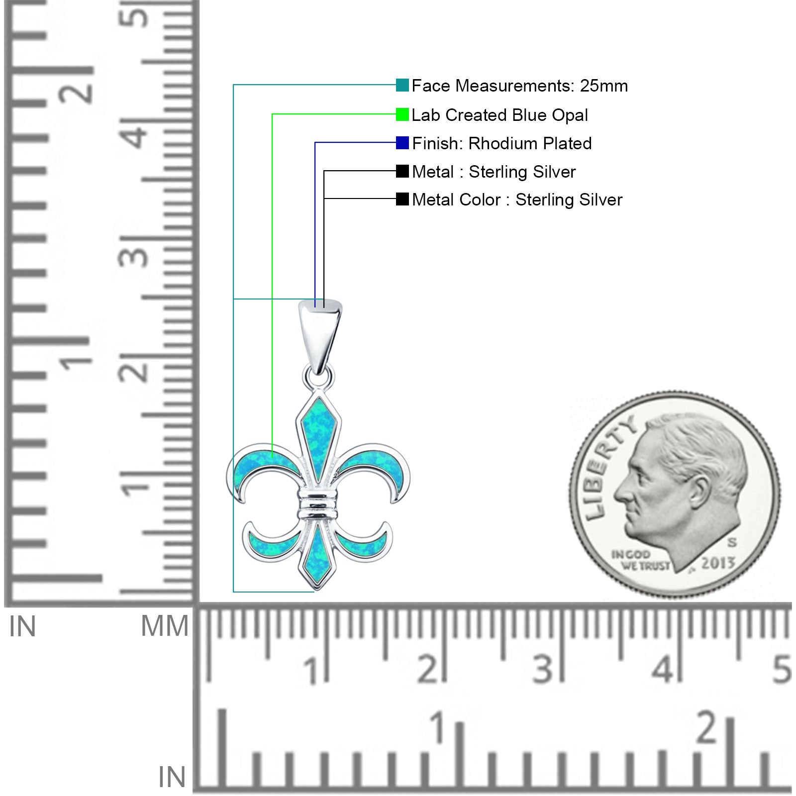 Fleur De Lis Pendant