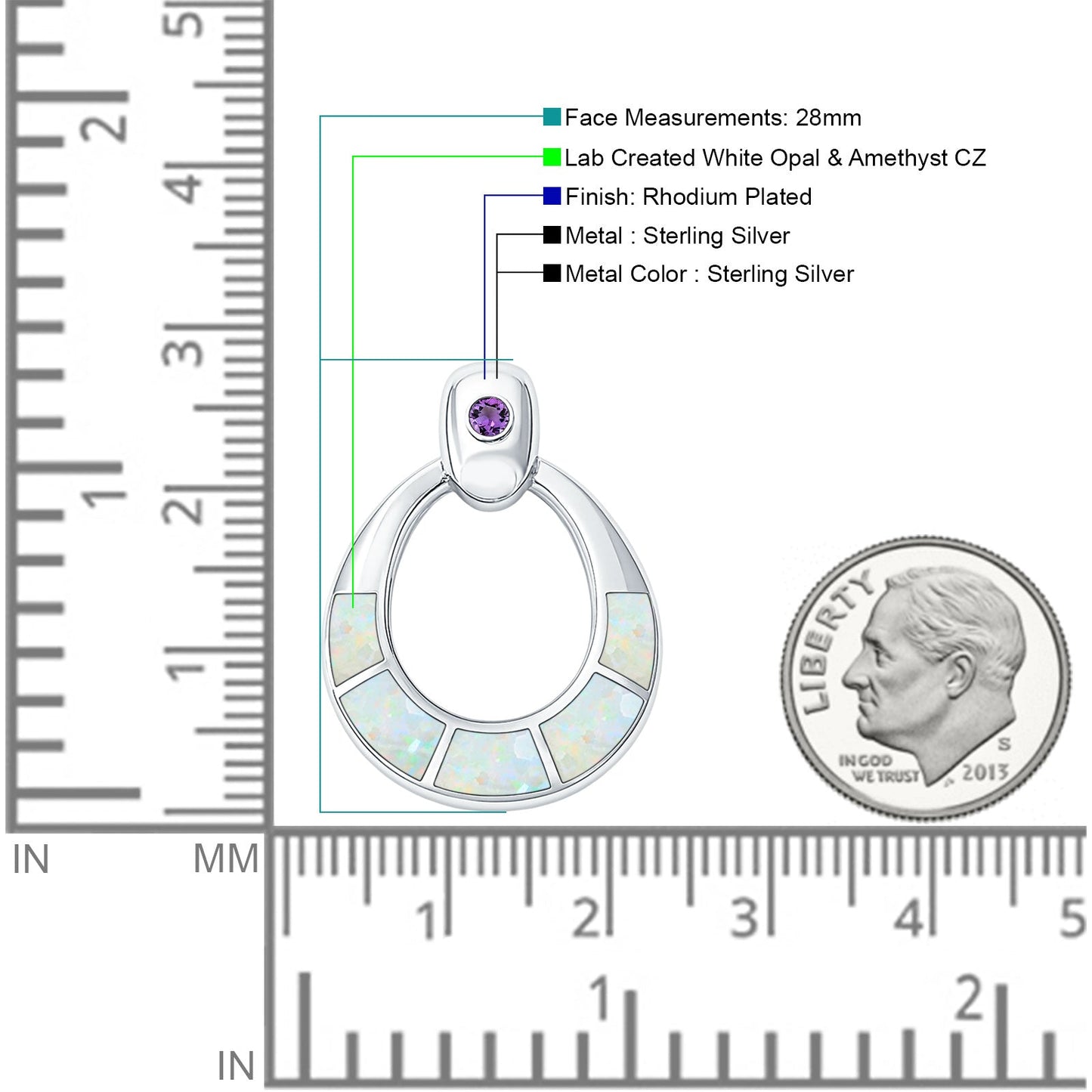 Round Dangle Pendant