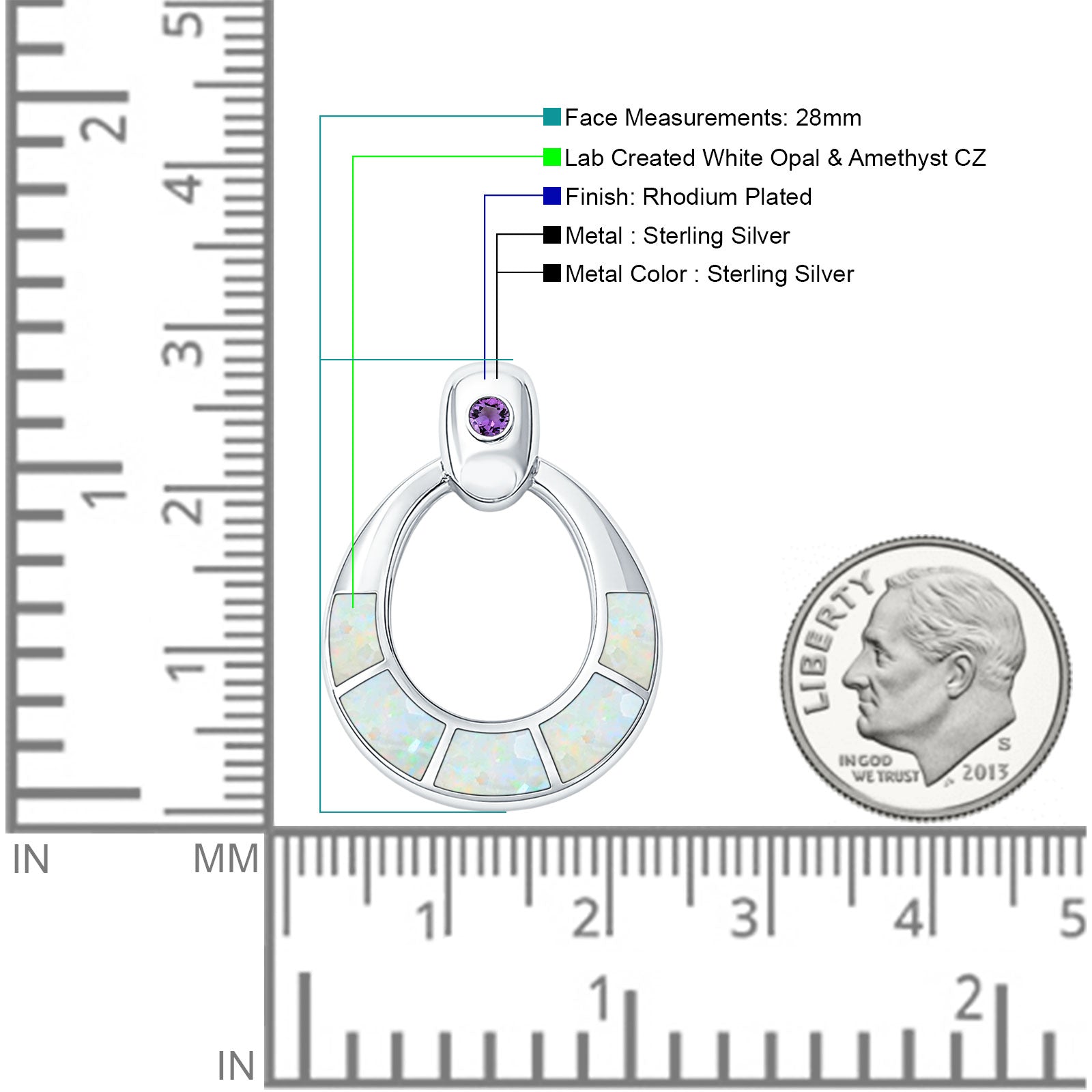 Round Dangle Pendant