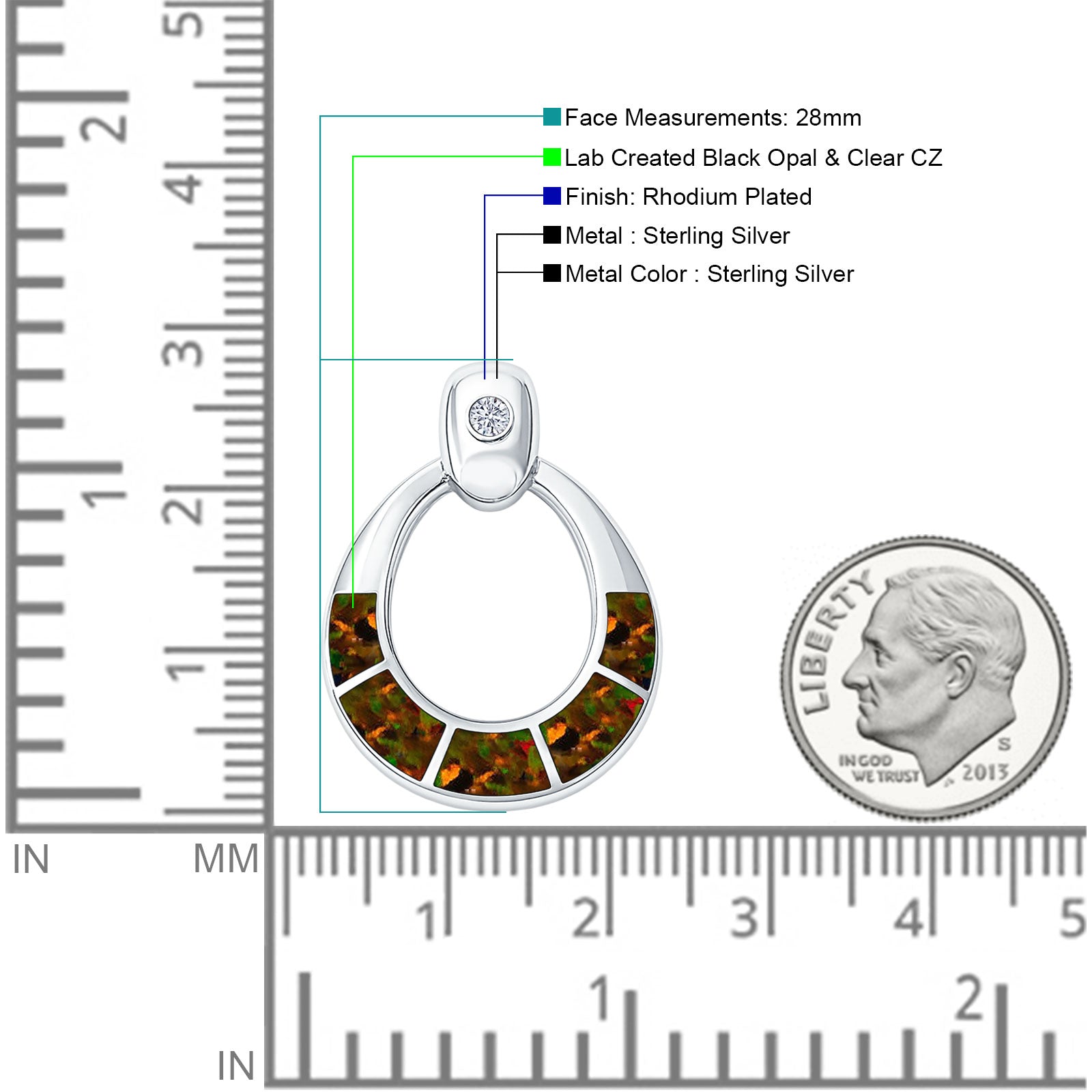 Round Dangle Pendant
