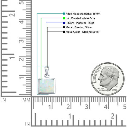 Princess Cut Pendant