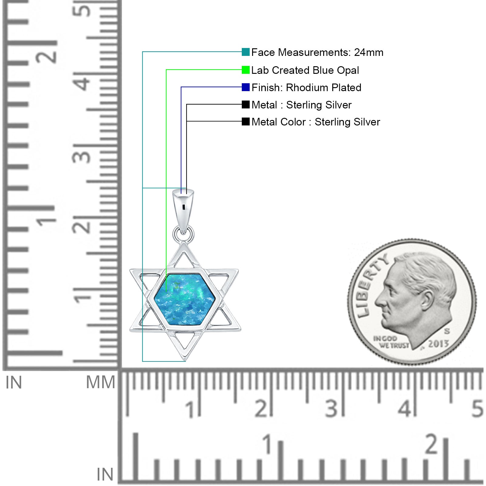 Star Of David Pendant