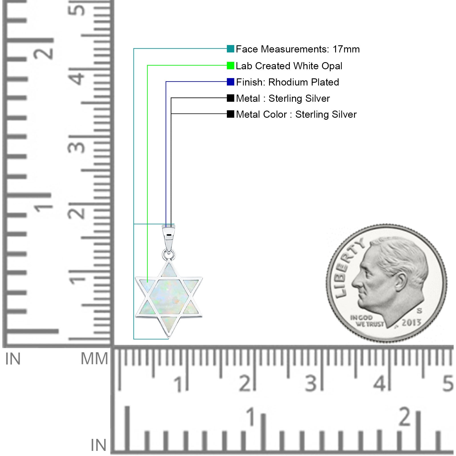 Star Of David Pendant
