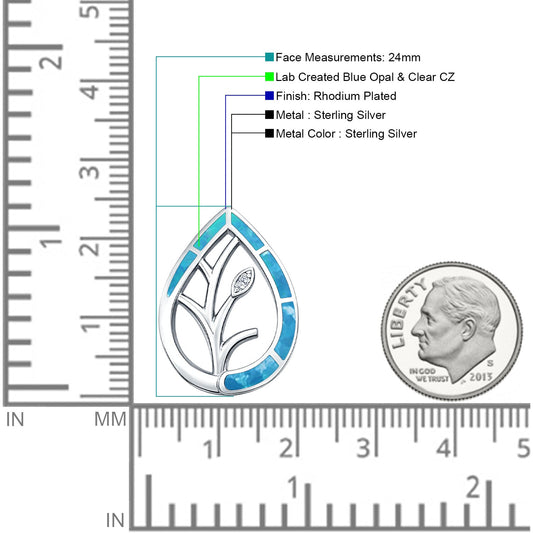 Floral Leaf Pendant