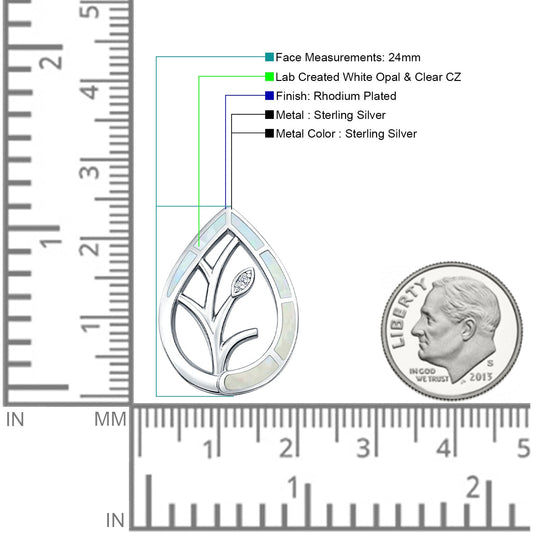 Floral Leaf Pendant