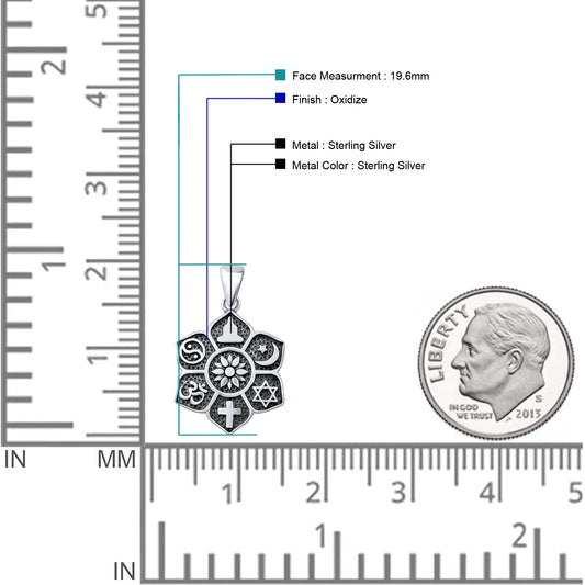 Religious Symbols Pendant