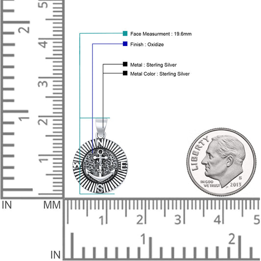 Anchor & Compass Pendant