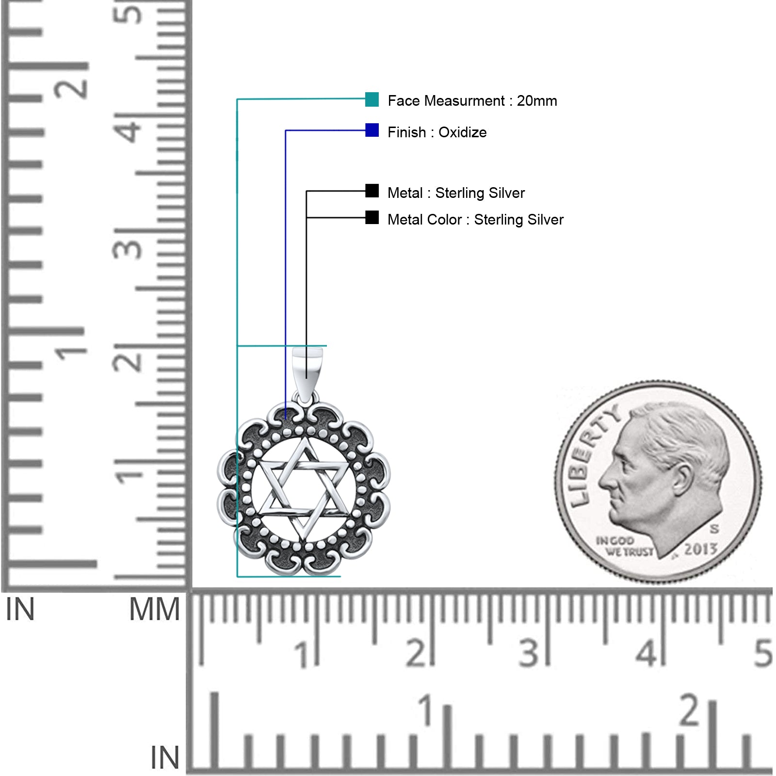 Star Of David Pendant