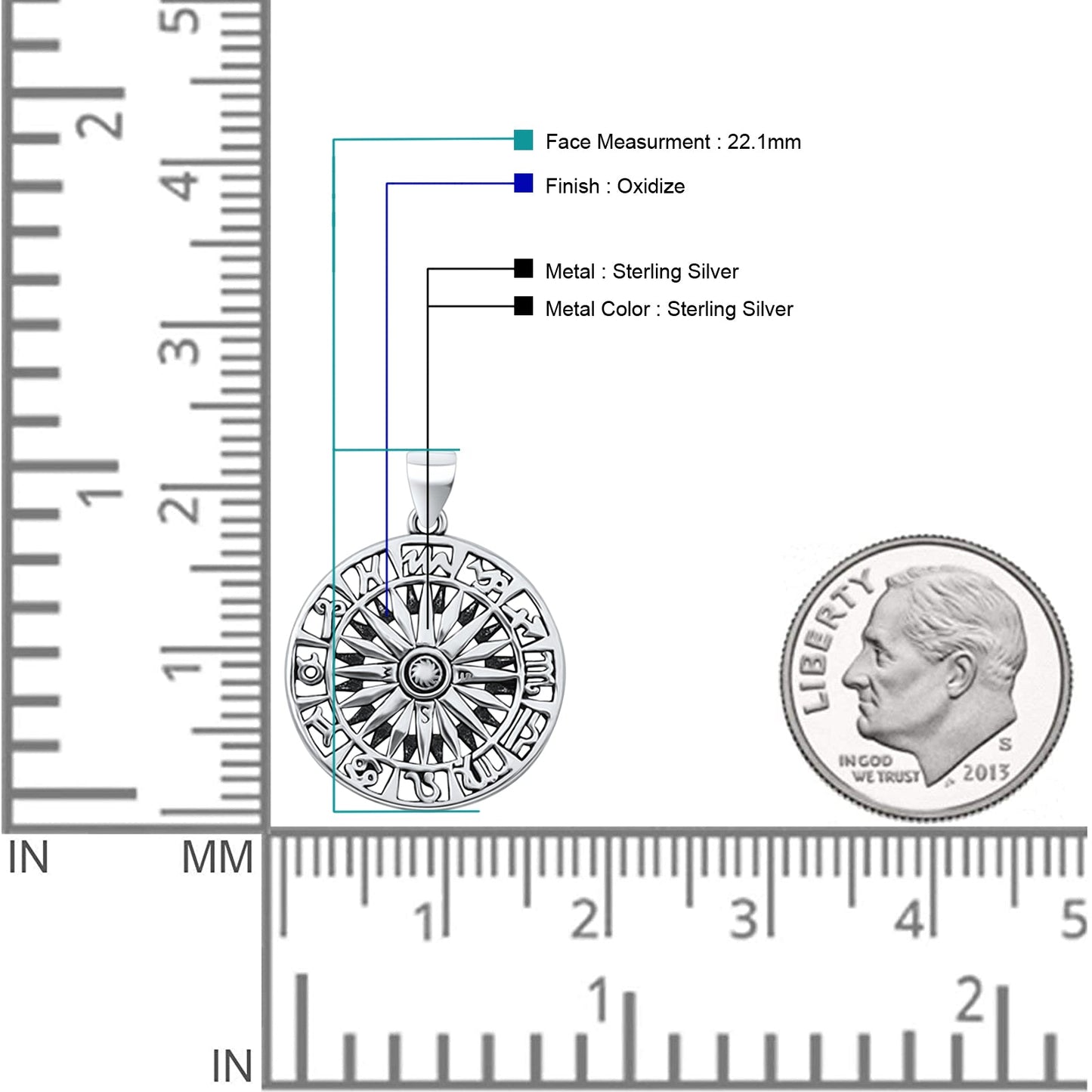 Zodiac Chart Pendant
