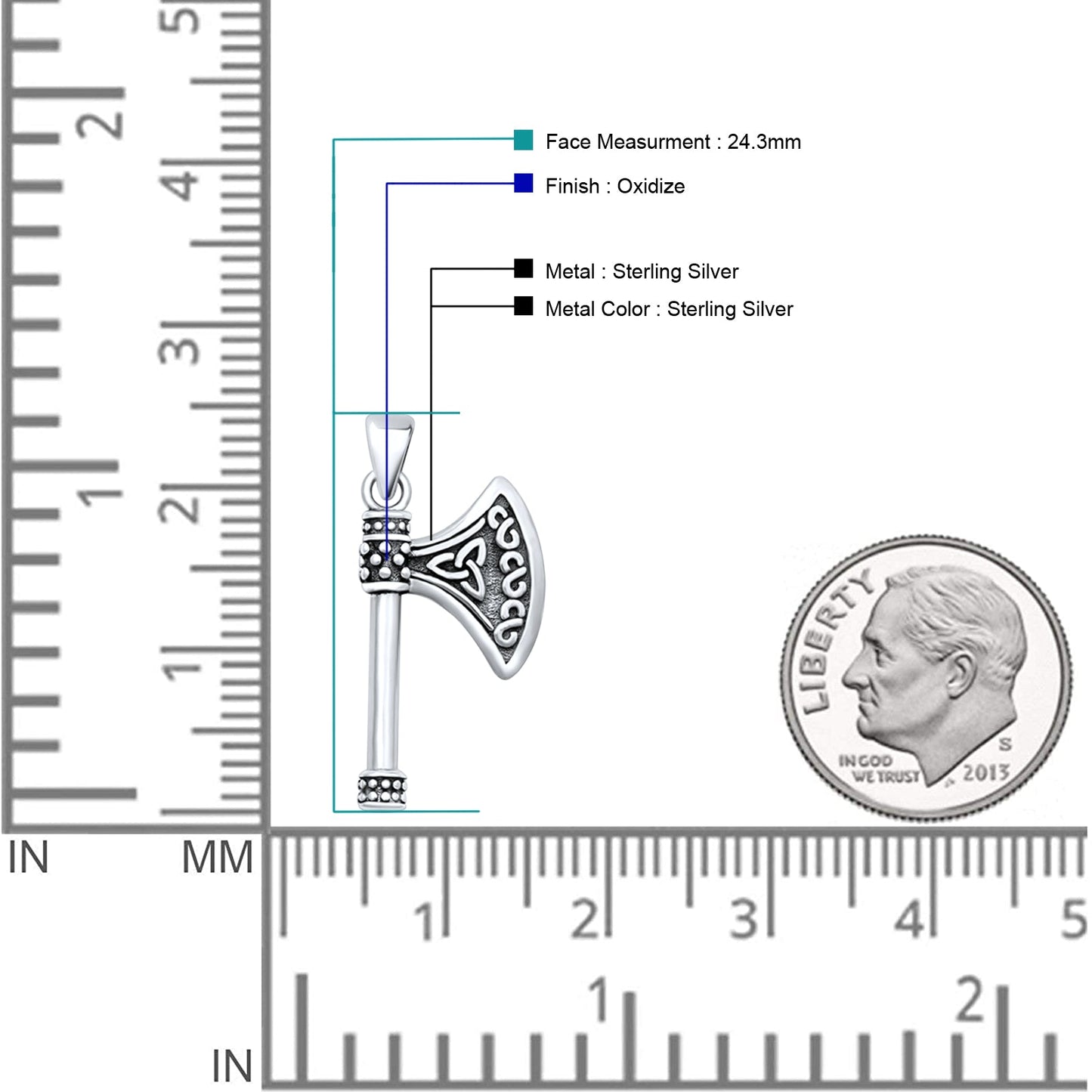 Celtic Axe Pendant