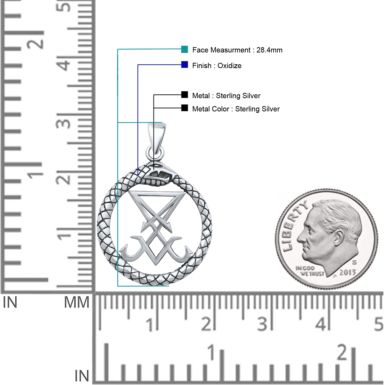Lucifer Sigil Pendant