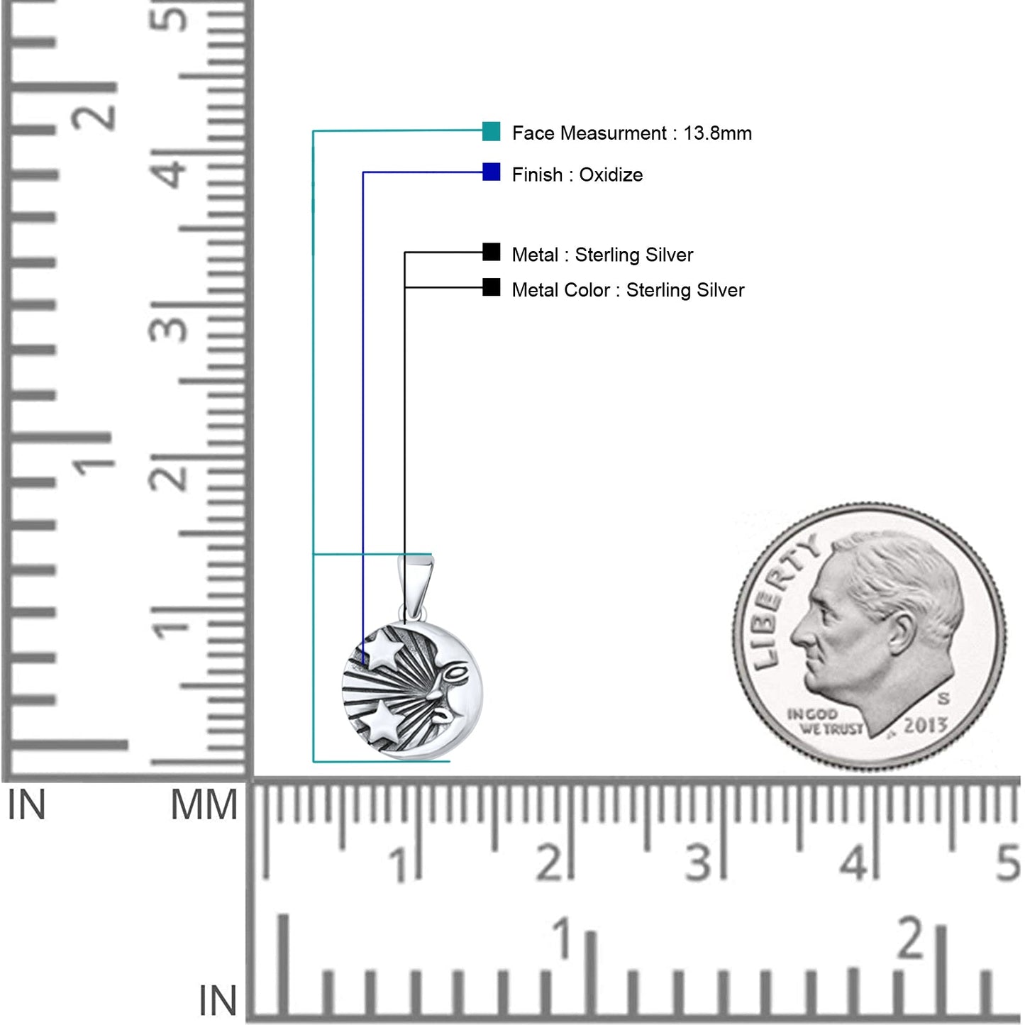 Moon & Stars Pendant