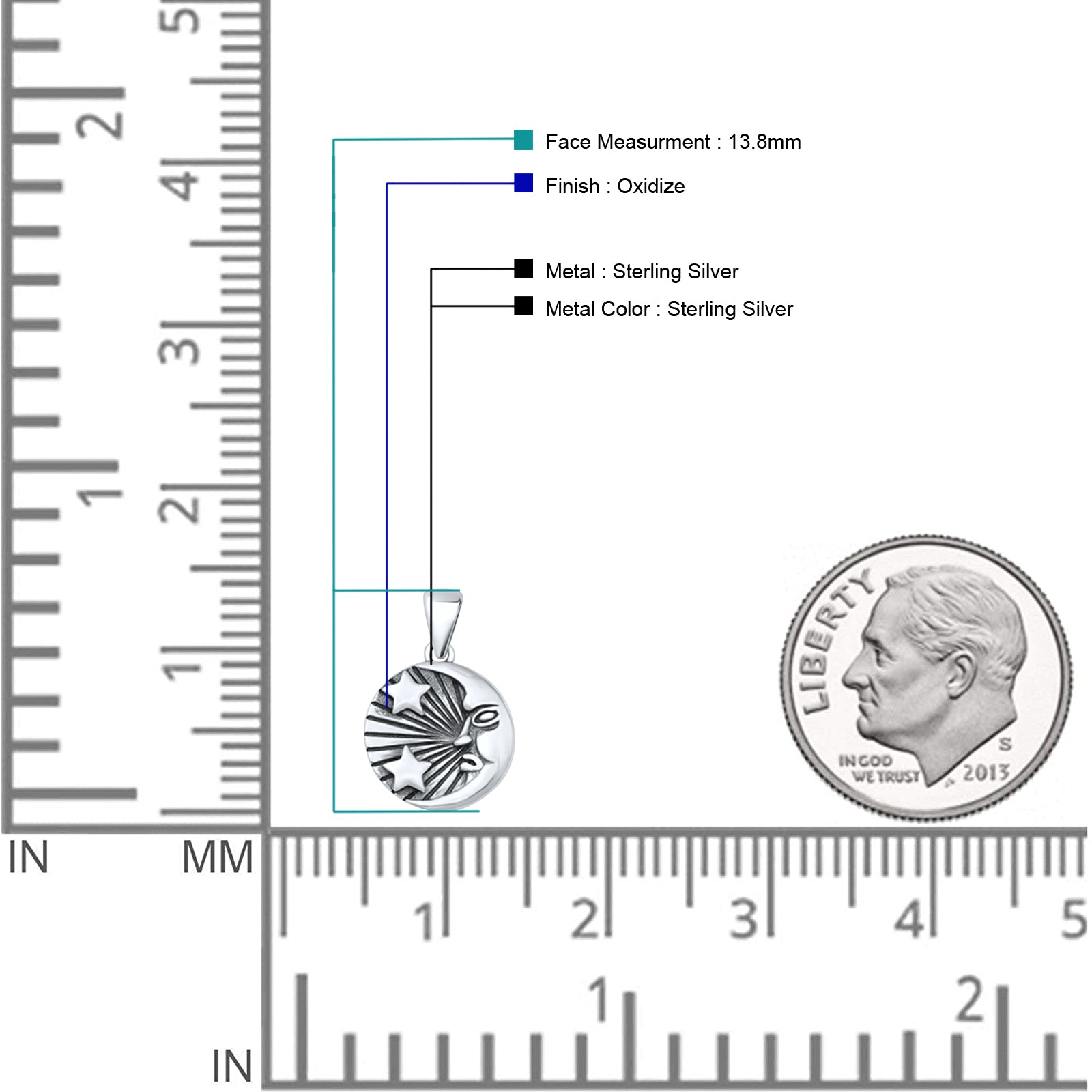 Moon & Stars Pendant