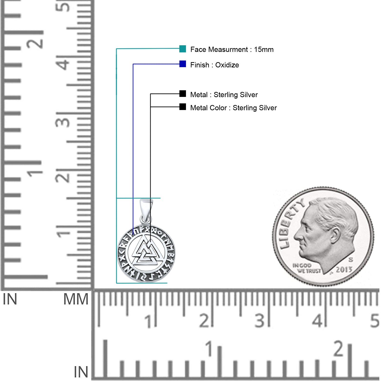Valknut Pendant