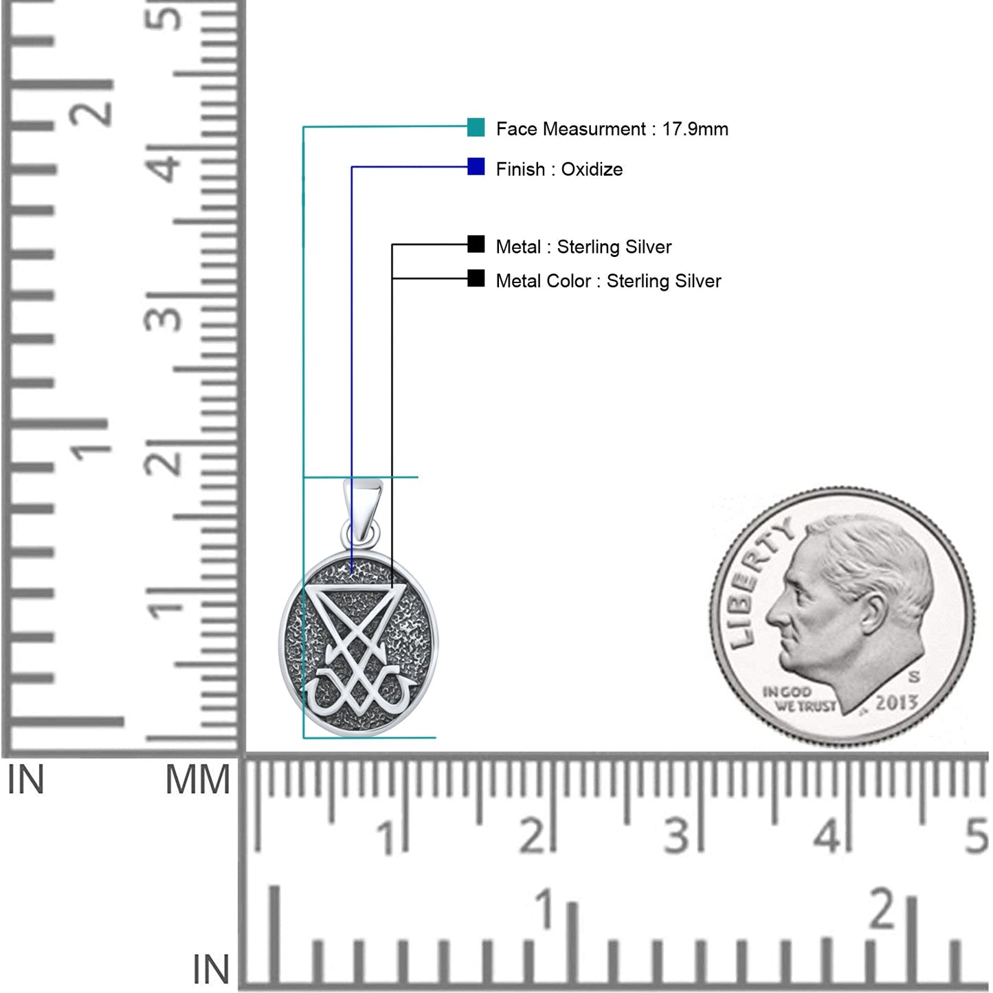 Lucifer Sigil Pendant