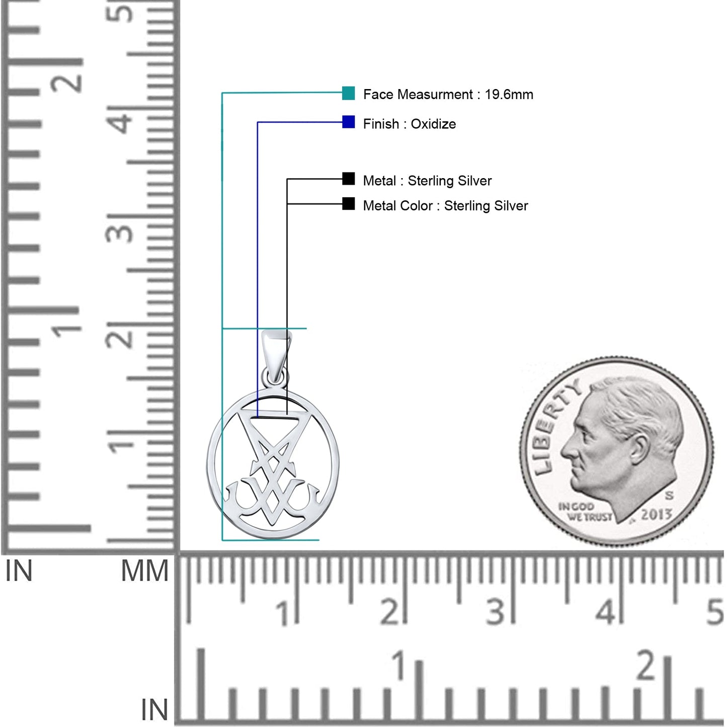 Lucifer Sigil Pendant