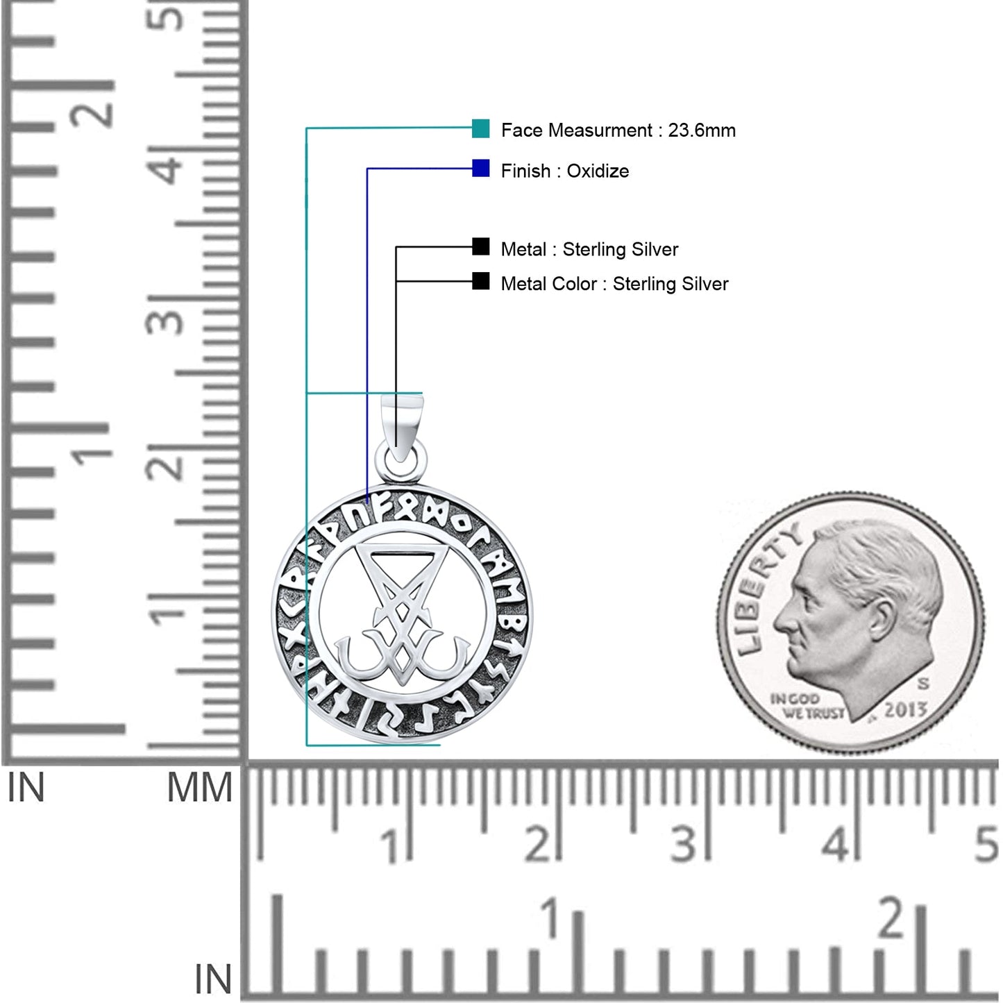 Lucifer Sigil Pendant